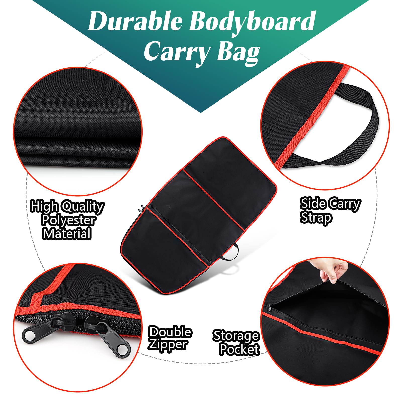 Dawitrly side handle image illustrating comfortable single-hand carrying