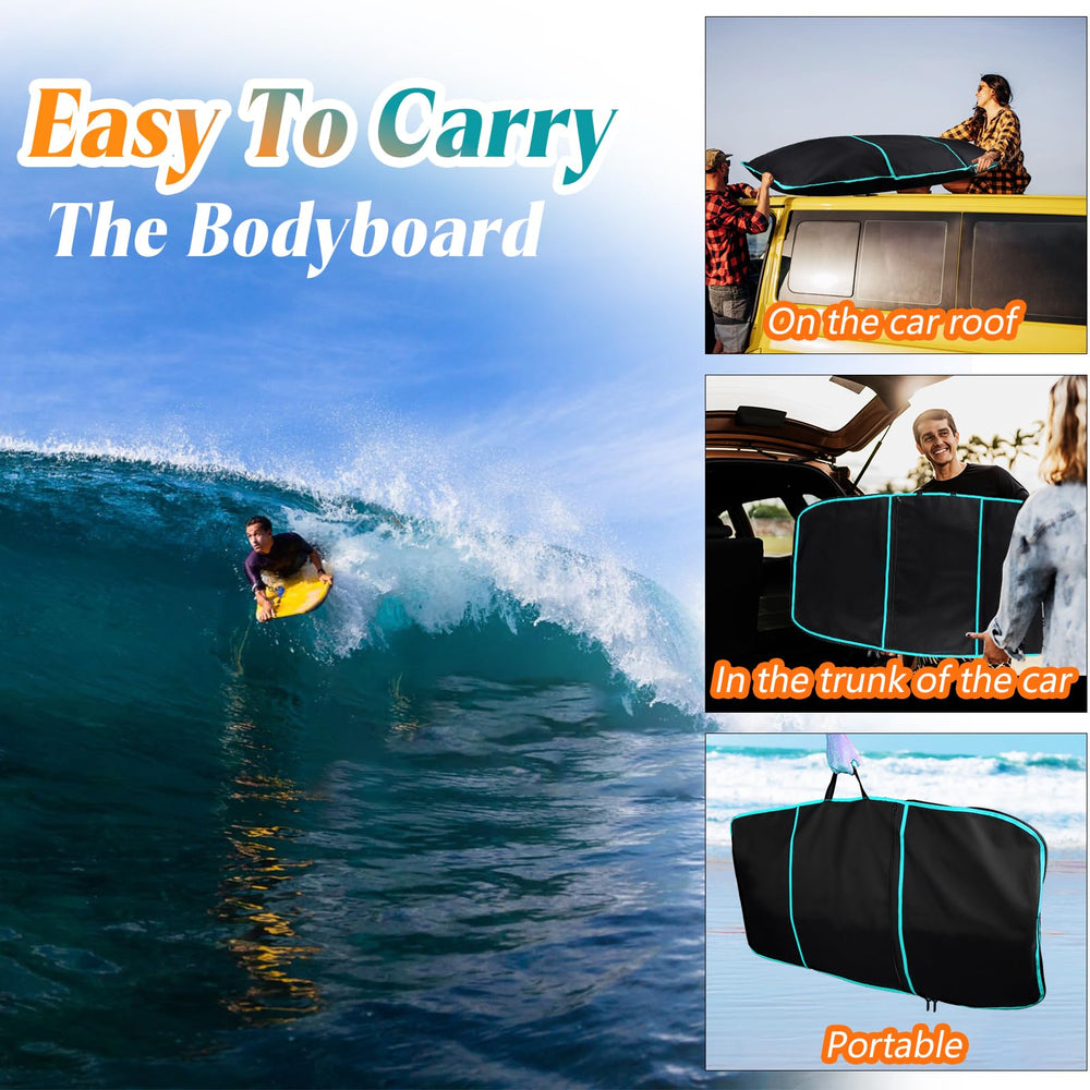 Dawitrly bag with board inside showing size fit for boards up to 46 inches benefit