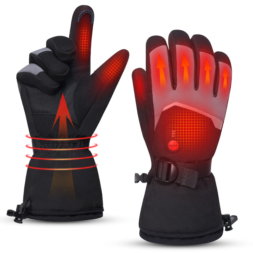 day wolf front view showing glove shape and secure fit for warmth