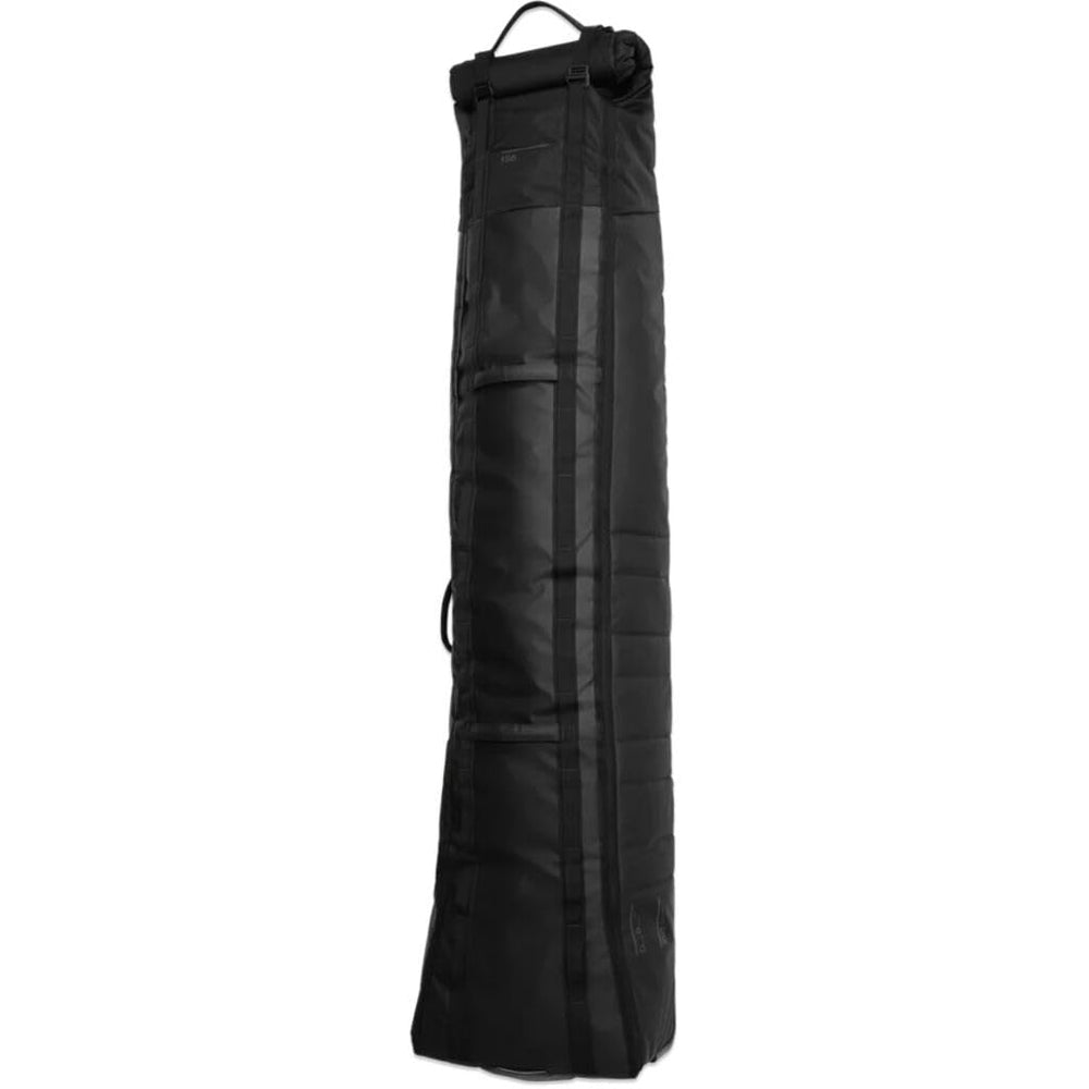 Db Journey Snow Roller Pro front view showing sleek black exterior and zipper, durable travel protection