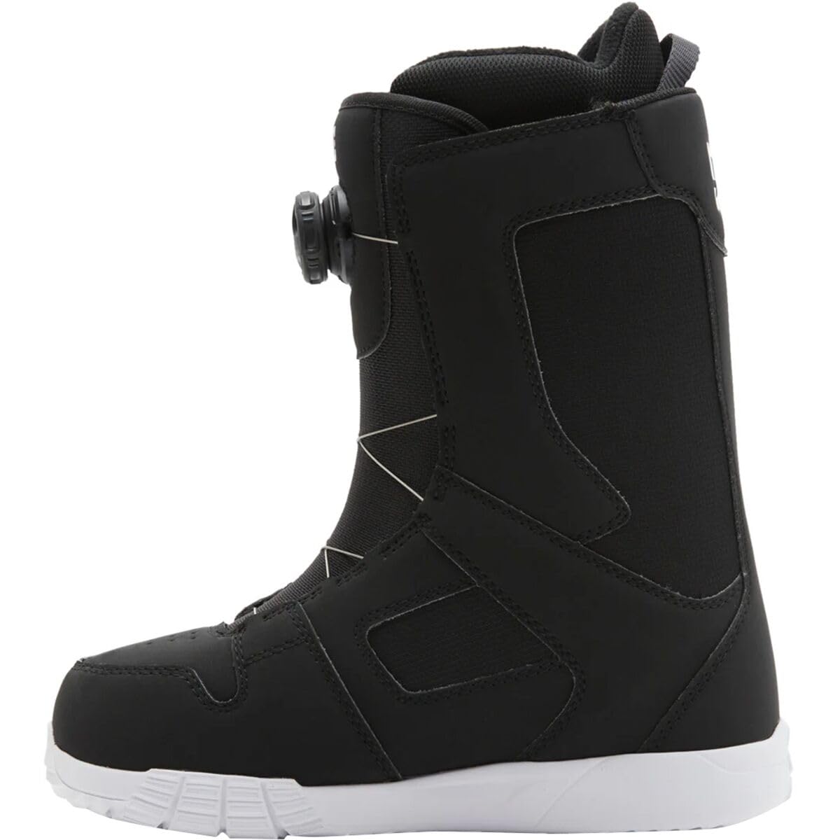 DC SHOES Phase rear heel area displaying cuff support and durable construction benefit