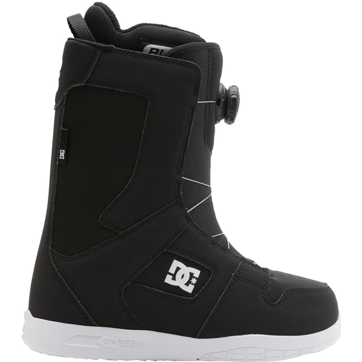 DC SHOES Phase front view showing silhouette and stylish black/white finish for confident style