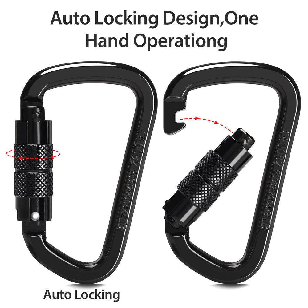 DC QZHMKJ PET close-up of twist-lock gate highlighting quick automatic locking benefit
