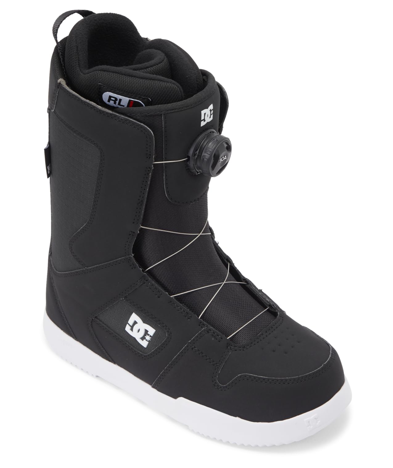 DC SHOES Phase Boa front profile showing BOA fit and quick-entry benefit