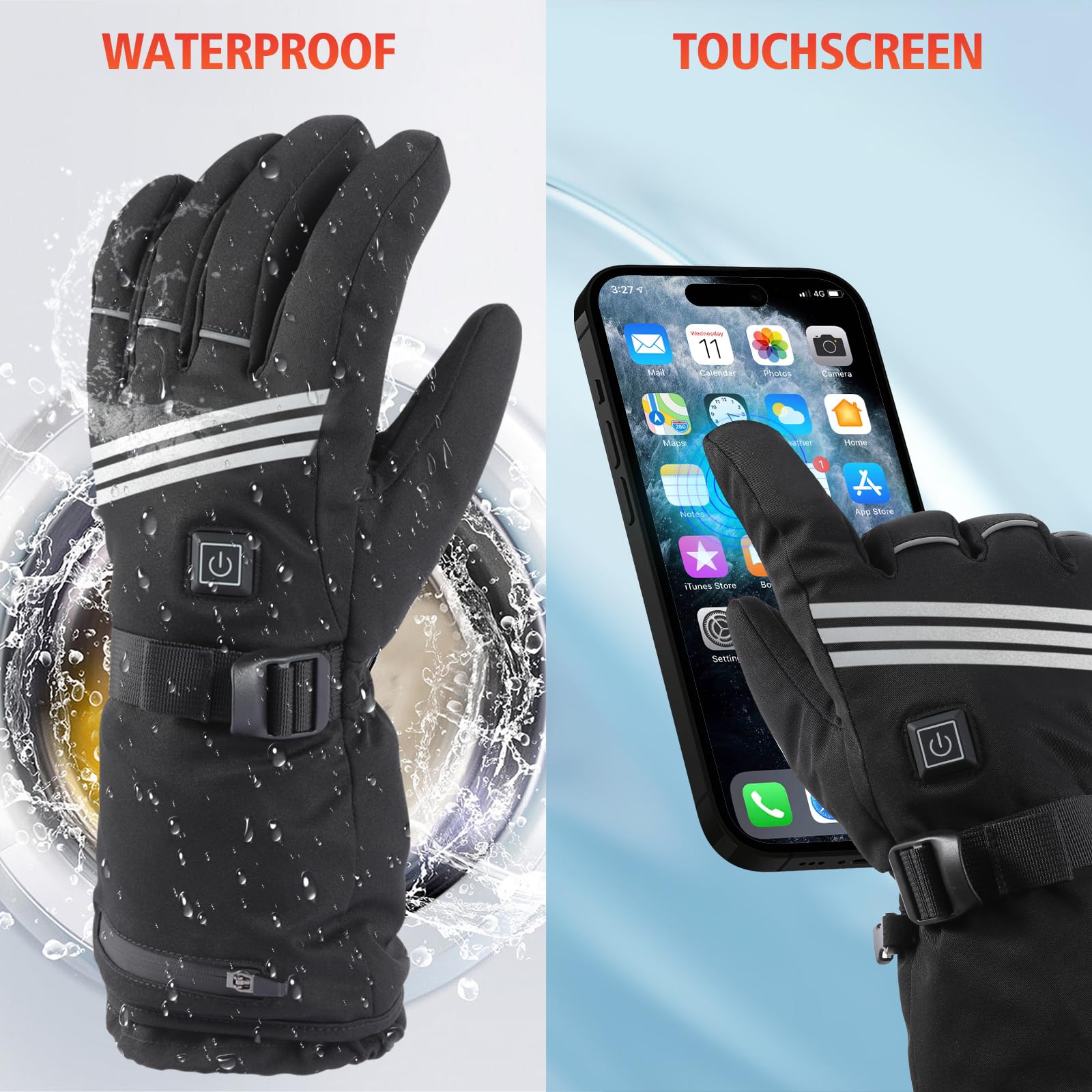 DDINTTAO textured palm grip improving control and handling