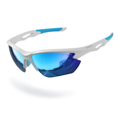 DEAFRAIN front view showing lightweight TR90 frame and sporty design benefit comfort