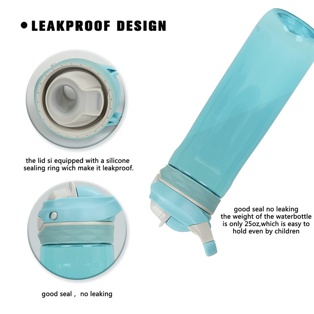 DEARART bottle held next to a hand showing 26oz scale and comfortable size