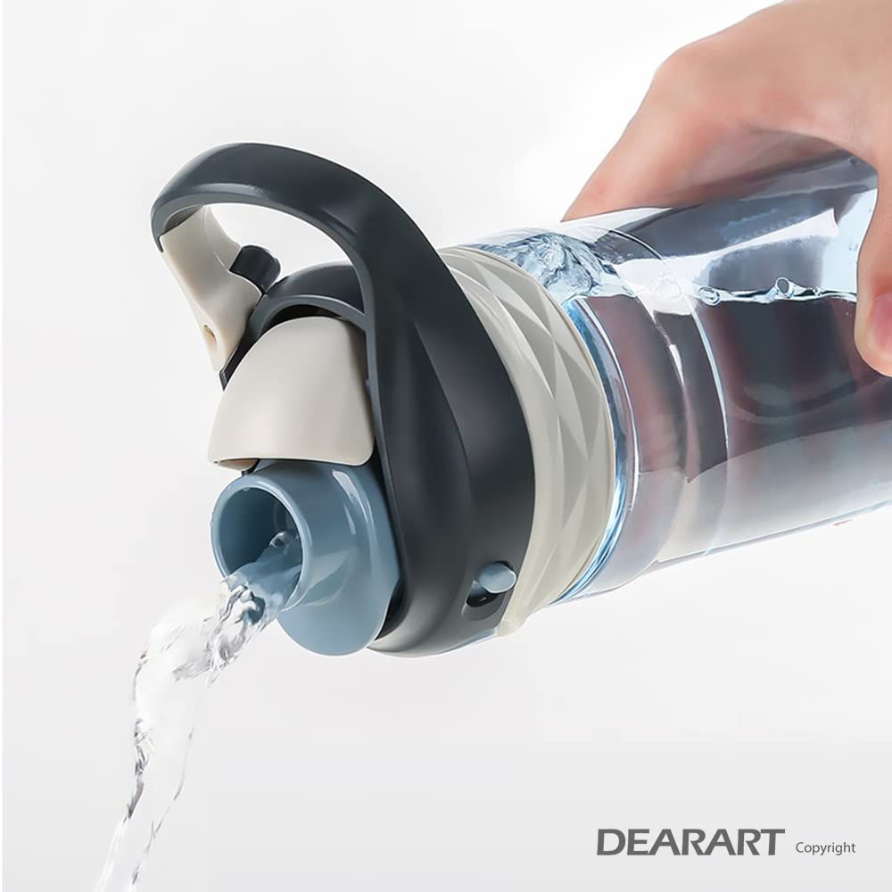 DEARART wide-mouth top view displaying 7 cm opening for fast refills and cleaning