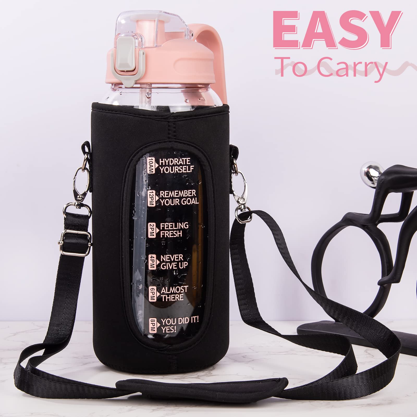DEARRAY wide mouth filled with ice and fruit showcasing easy infusion and quick cooling benefit