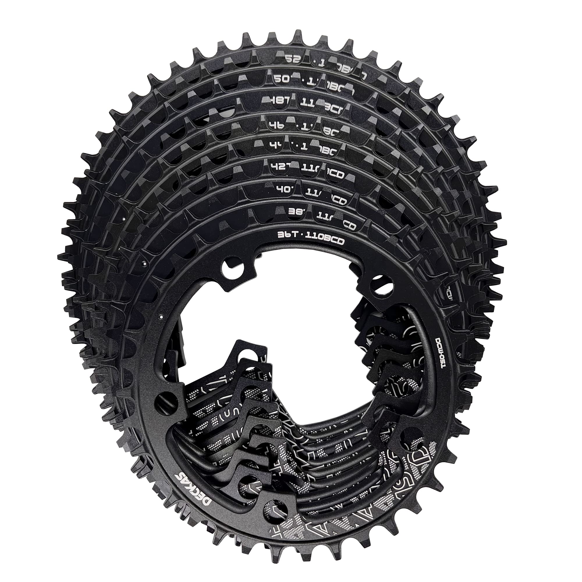 DECKAS chainring on gravel bike in outdoor ride setting showing reliable trail performance