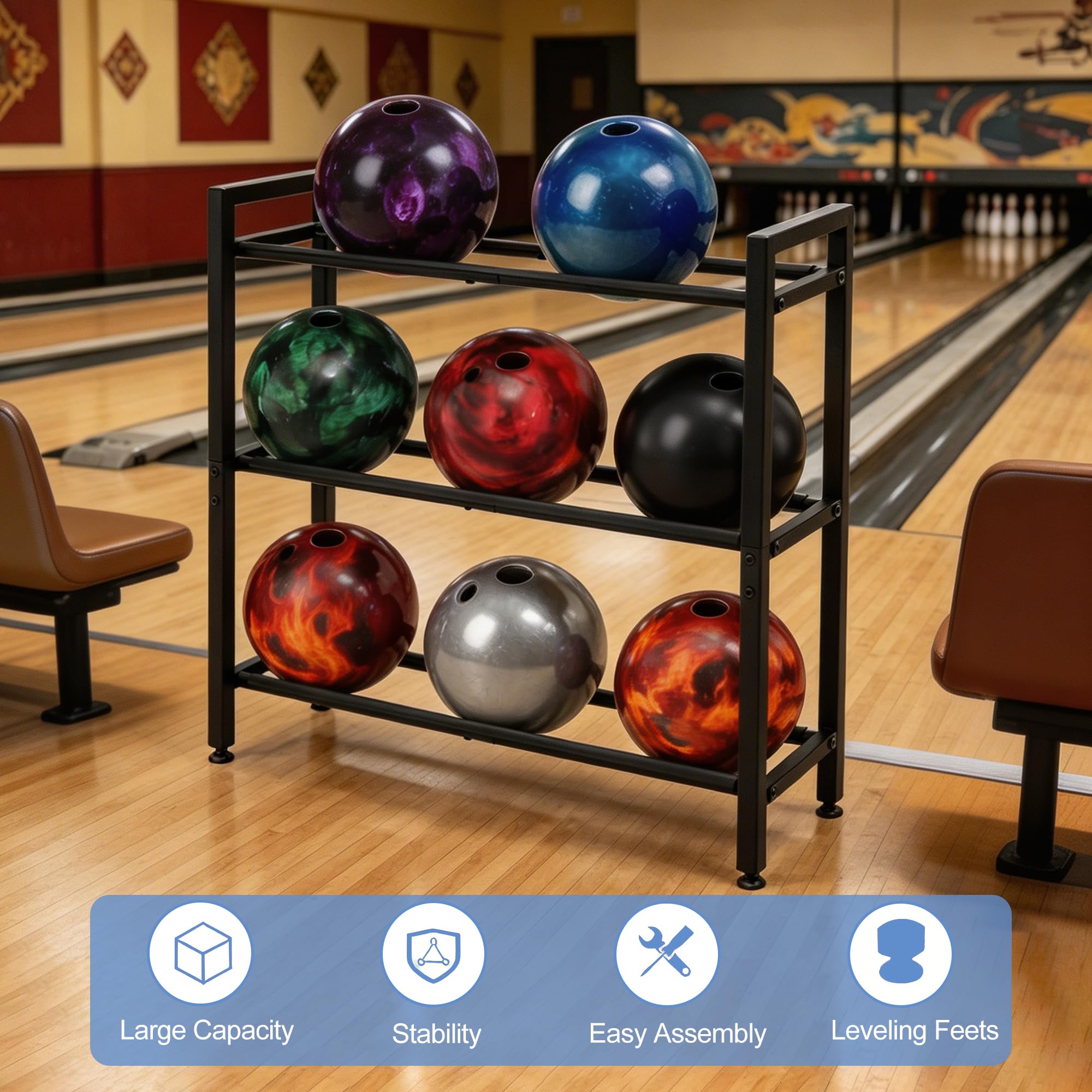 DECORDEEP in garage setting demonstrating tidy game-room storage and quick access