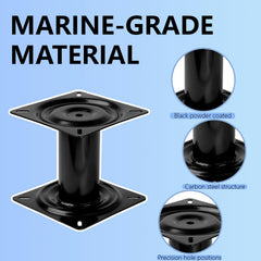 Dedomy detail of pre-drilled holes for easy mounting and compatibility