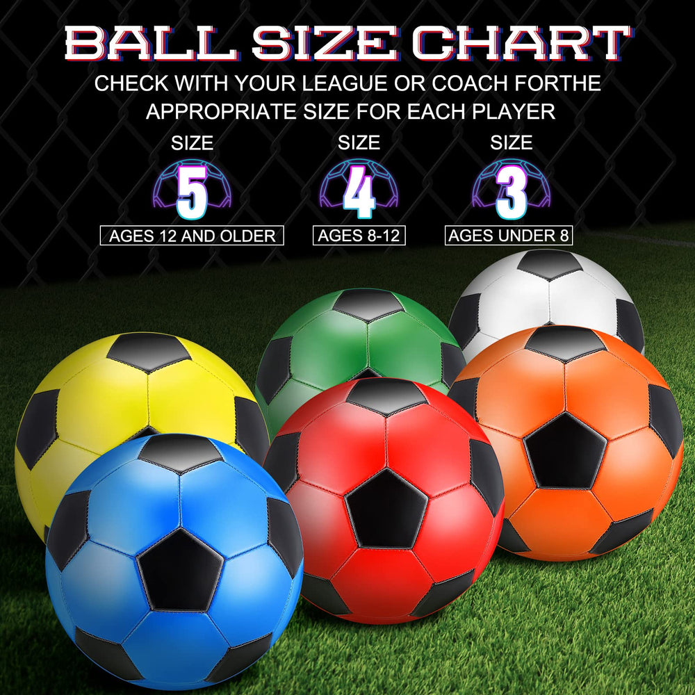Deekin inflated ball beside ruler showing size comparison for correct selection