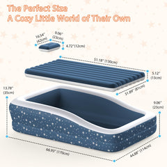 Deeteck close-up of soft flocked surface highlighting gentle feel for delicate skin