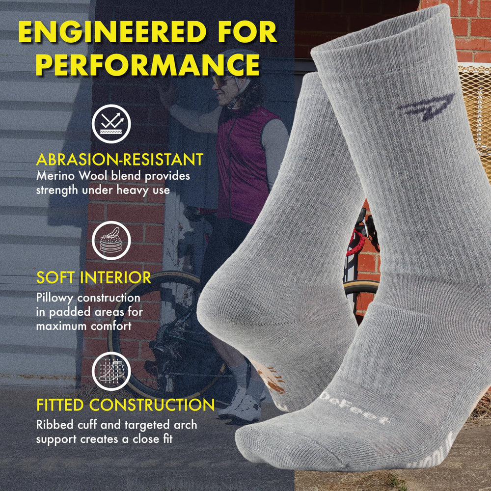 DEFEET Woolie Boolie sole detail highlighting cushioned padding for comfort