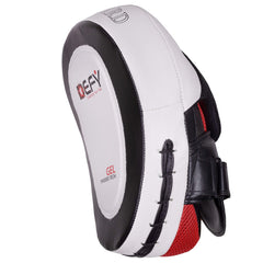 DEFY half-ball palm grip detail offering secure hold and reduced hand slip