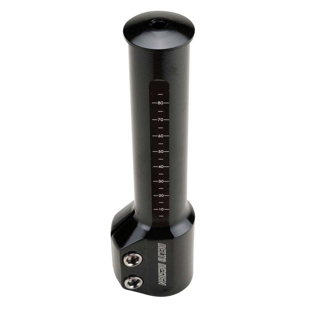 Delta close-up of integrated height marker for precise adjustment benefit
