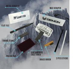 Demon United adjustable iron with Demon White Lightning wax, fast even melting