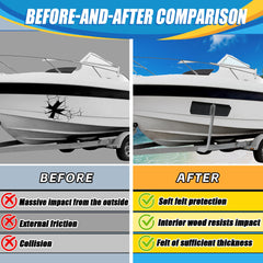 Desunqin close-up of thick marine carpet pile highlighting hull cushioning benefit