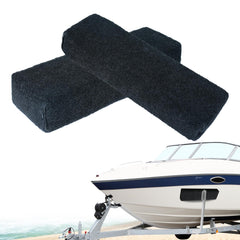 Desunqin front view of two carpeted bunk boards showing clean finish and protection