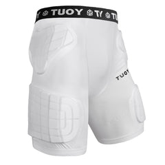 DGXINJUN front view padded girdle showing five pads and slim profile for discreet protection
