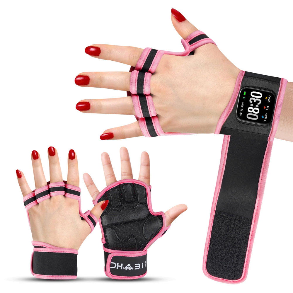 Dhabii lifestyle gym setting featuring versatile gloves in real workout