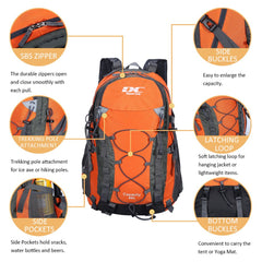 Diamond Candy padded back panel and straps for breathable comfort
