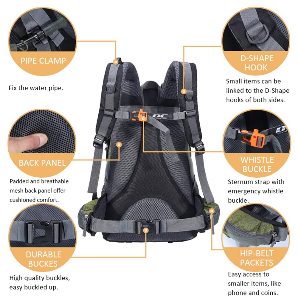 Diamond Candy padded back panel and straps showing comfort and airflow