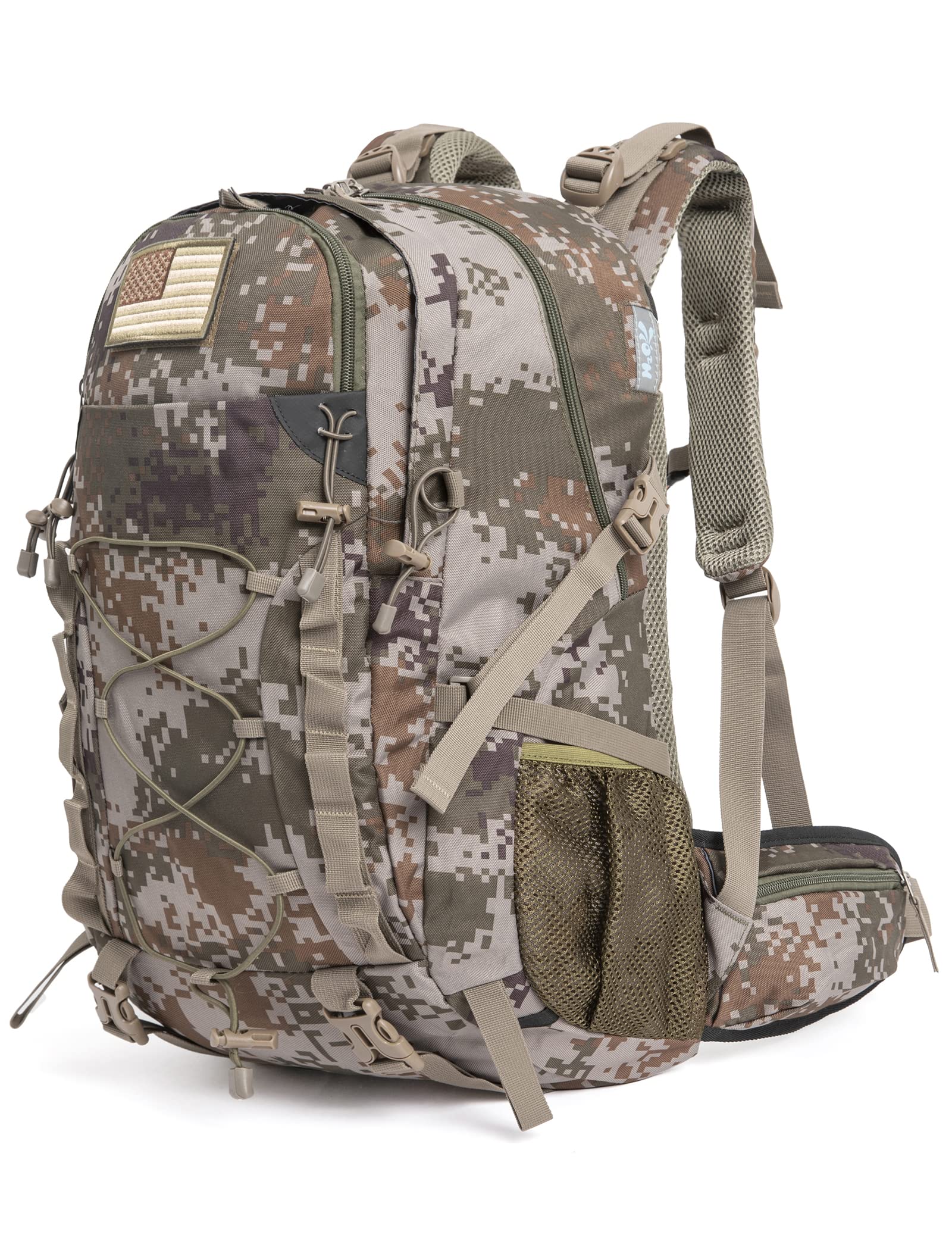 Diamond Candy front view showing main compartments and durable fabric for organized storage