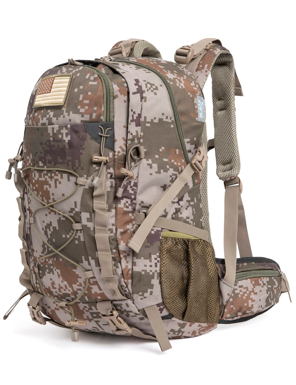Diamond Candy front view showing main compartments and durable fabric for organized storage
