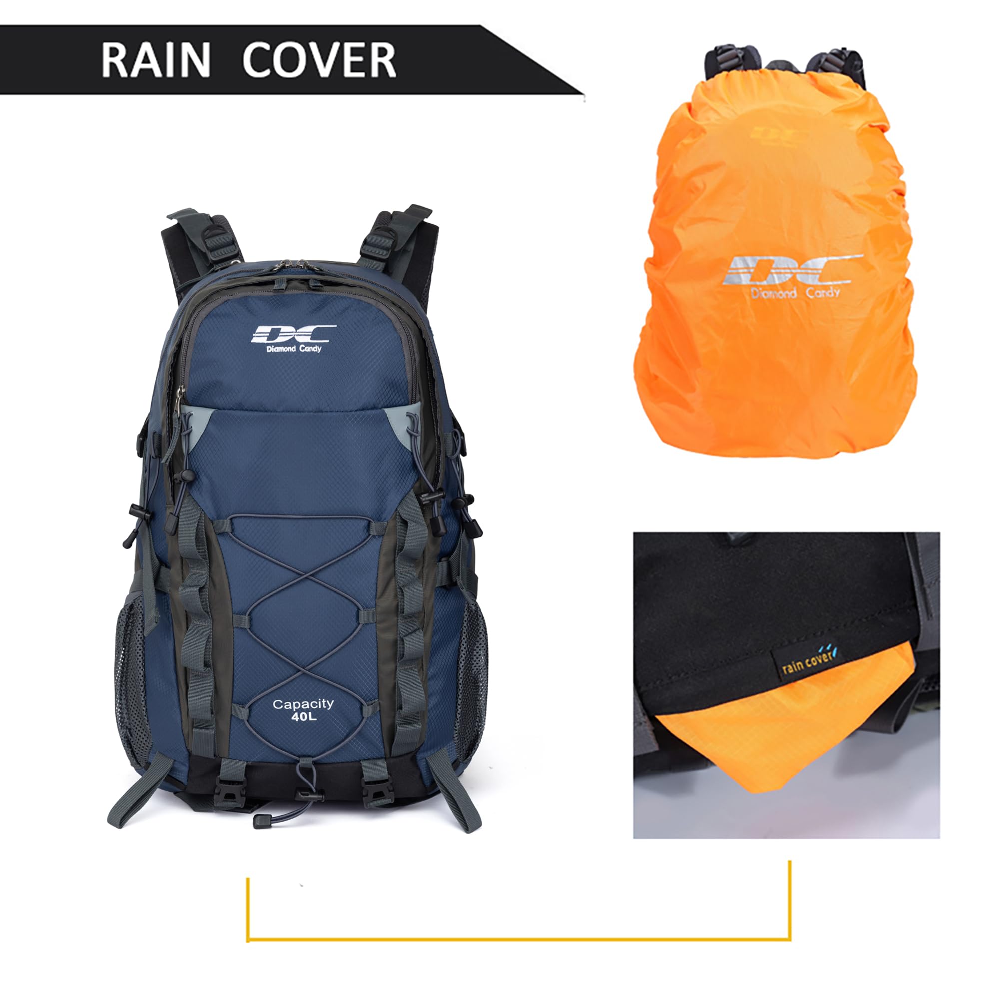 Diamond Candy on a hiker proving lightweight comfort on trails