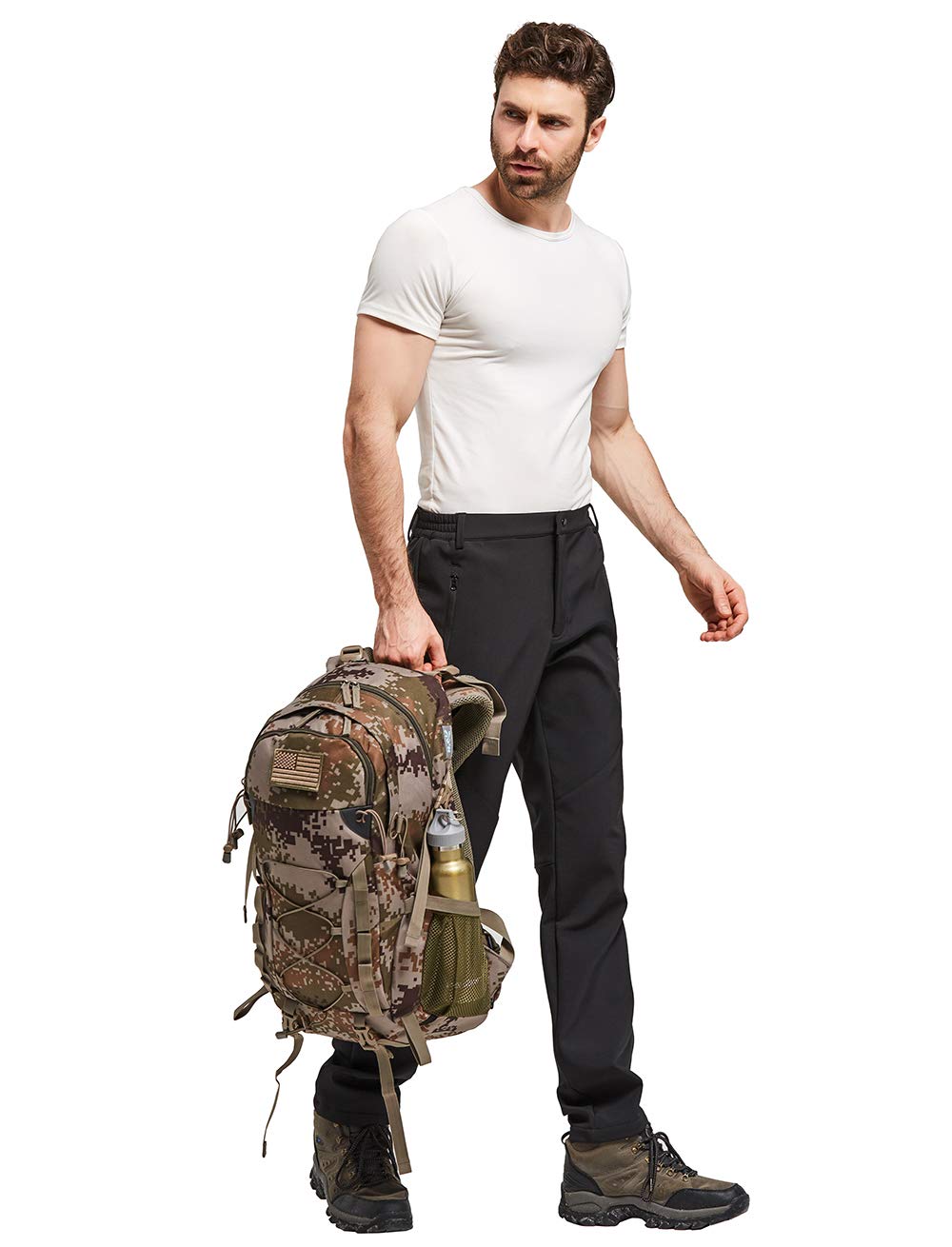 Diamond Candy worn by hiker in mountain setting demonstrating weather‑ready versatility