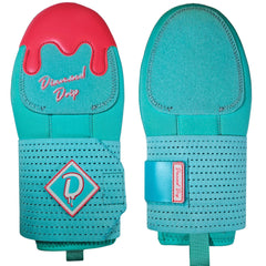 Diamond Drip front view showing mitt design and bold ice cream drip pattern, stylish protection