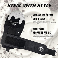 Diamond Drip stretchy wrist strap compression showing snug fit and stability for active kids