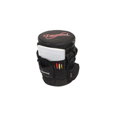 Diamond Sports front view showing pockets and padded seat for organized storage