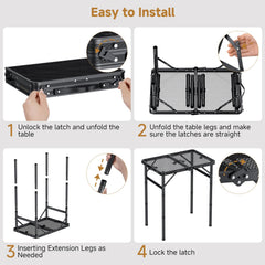 Diceaynico three height settings in use showing versatility for sitting and standing