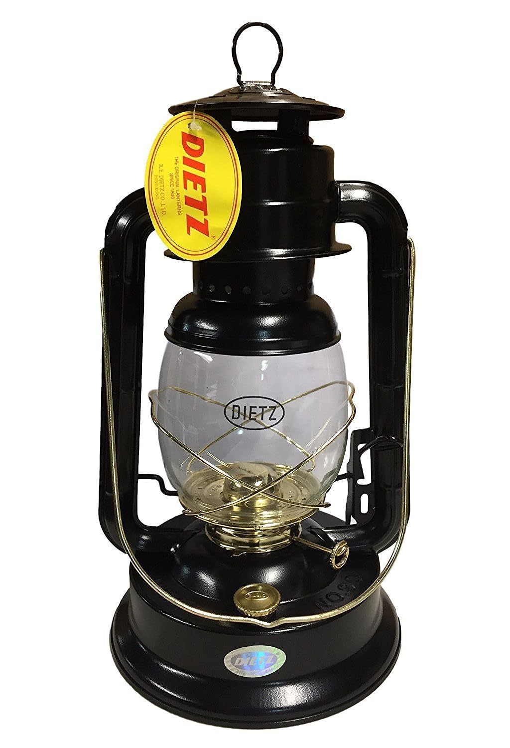 Dietz #90 D-Lite front view showing black and gold finish and durable build