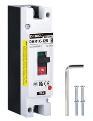 DIHOOL front panel view showing switch and mounting for safe isolation