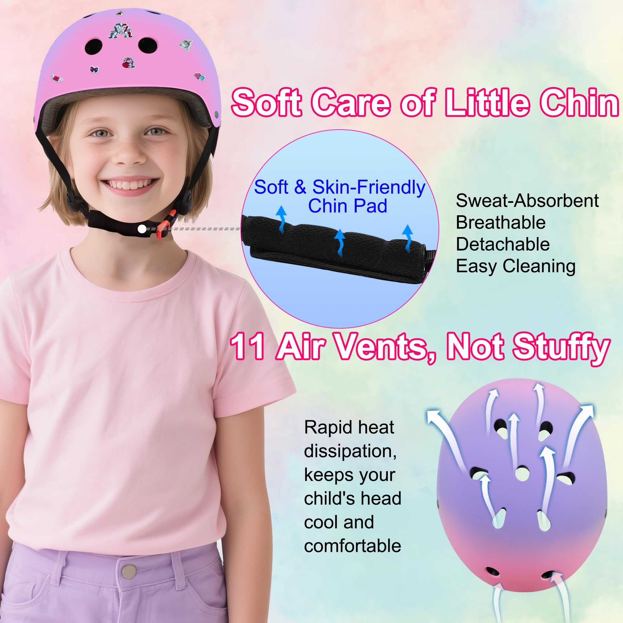 DINILEMU helmet customized with horse sticker to boost wearability