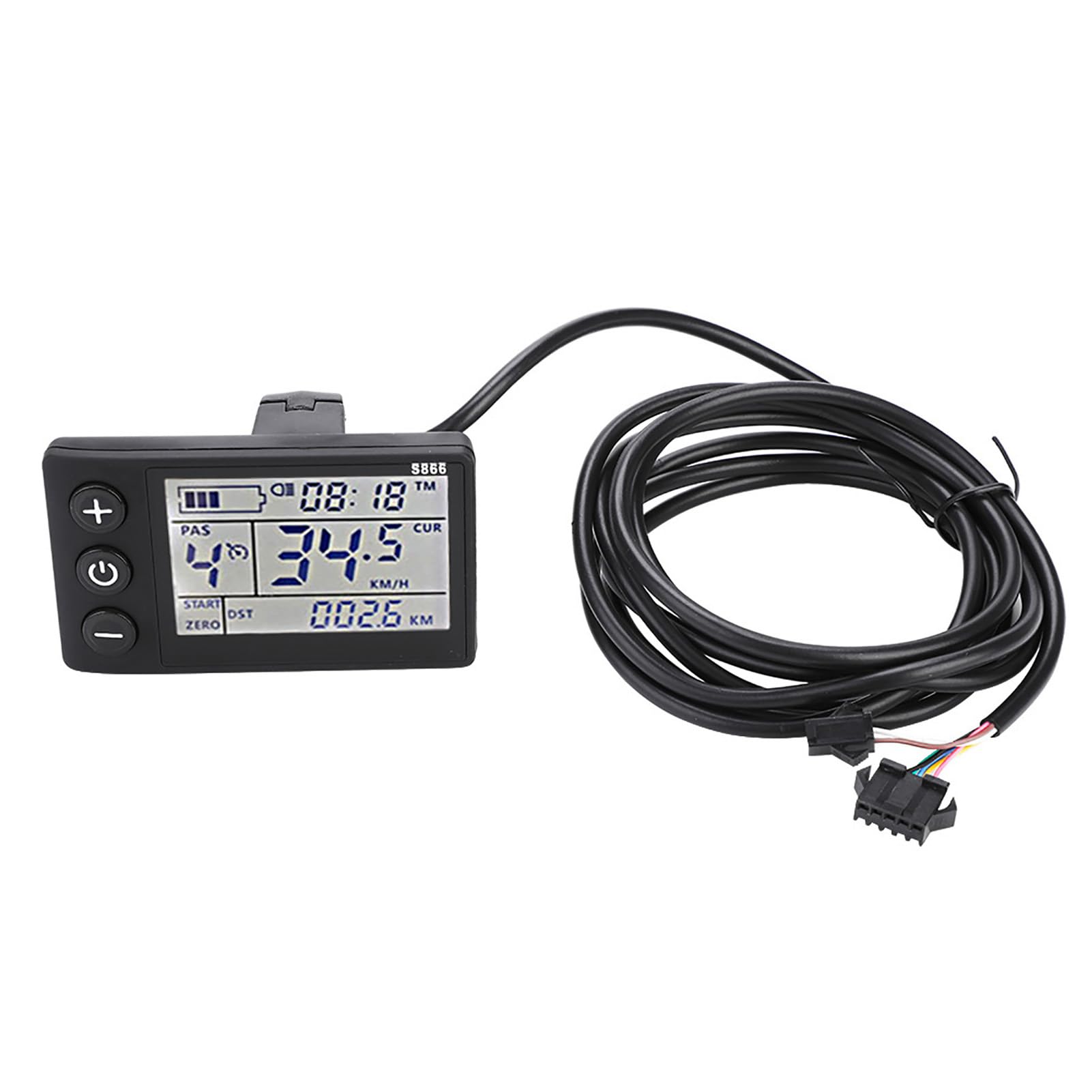 Dioche kit installed on electric bike showing integrated display and controller