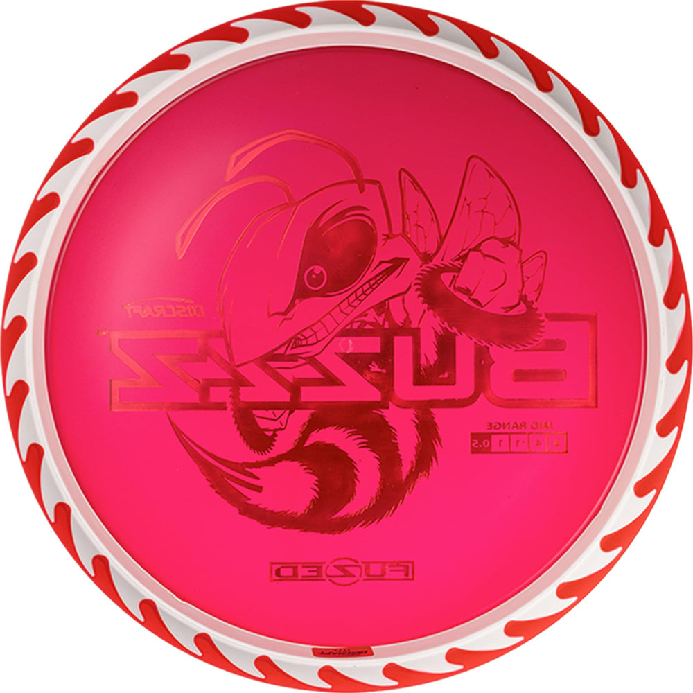 Discraft Fuzed Z Buzzz on course showing precise approach shot reliability
