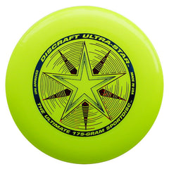 Discraft disc mid-flight during a throw demonstrating stable, predictable flight