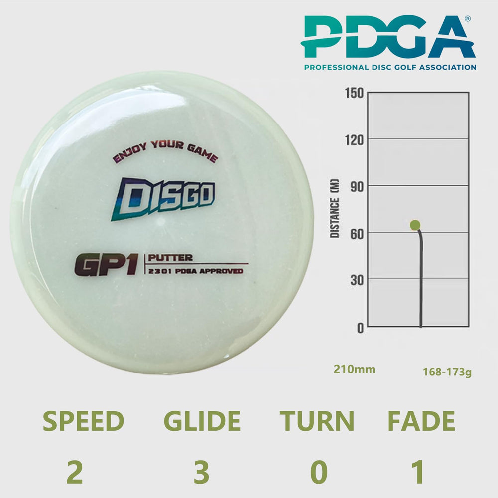 Generic DISGO player throwing a glowing disc at dusk, demonstrating night-play control and distance