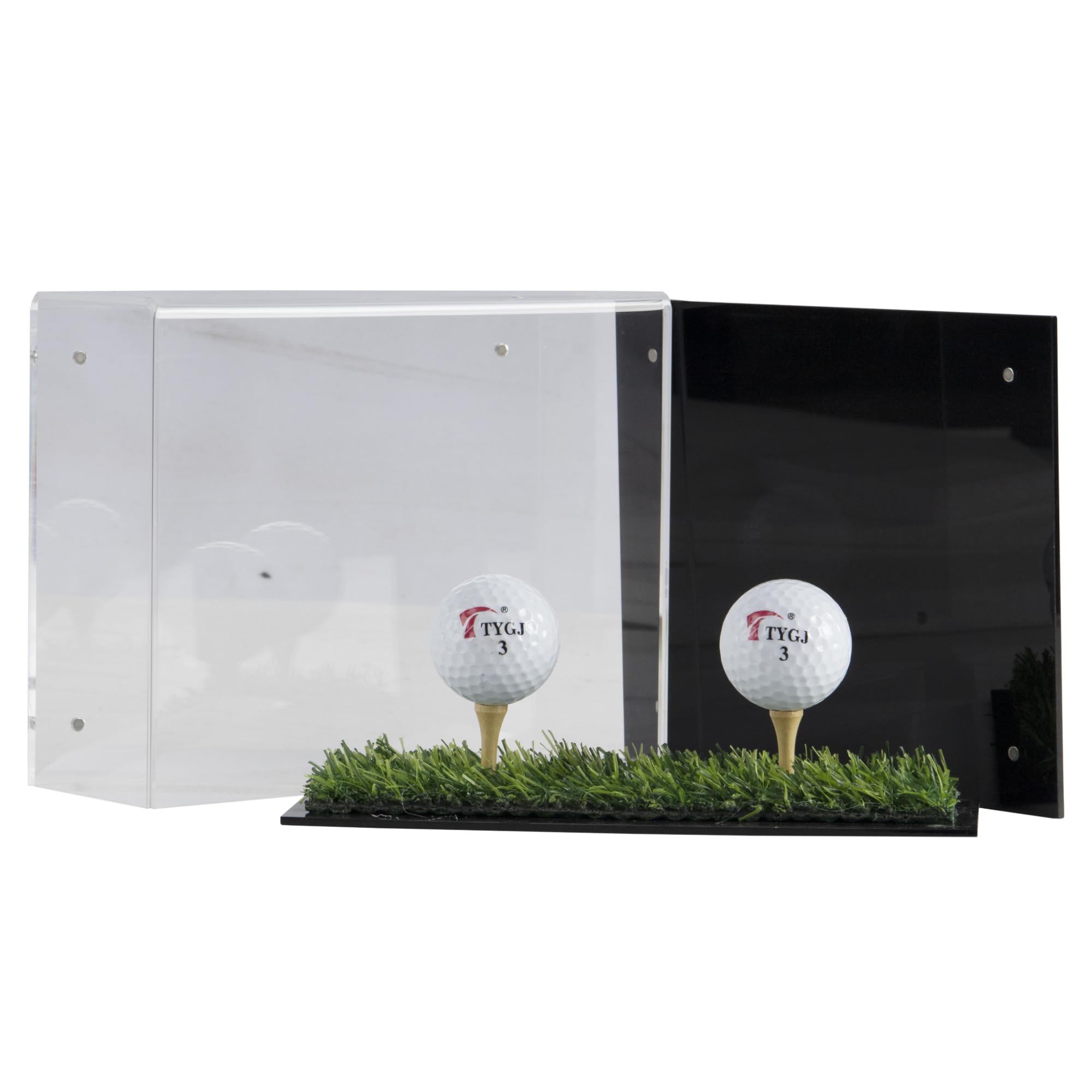 DisplayGifts ball in place demonstrating stable cradle and visible achievement display