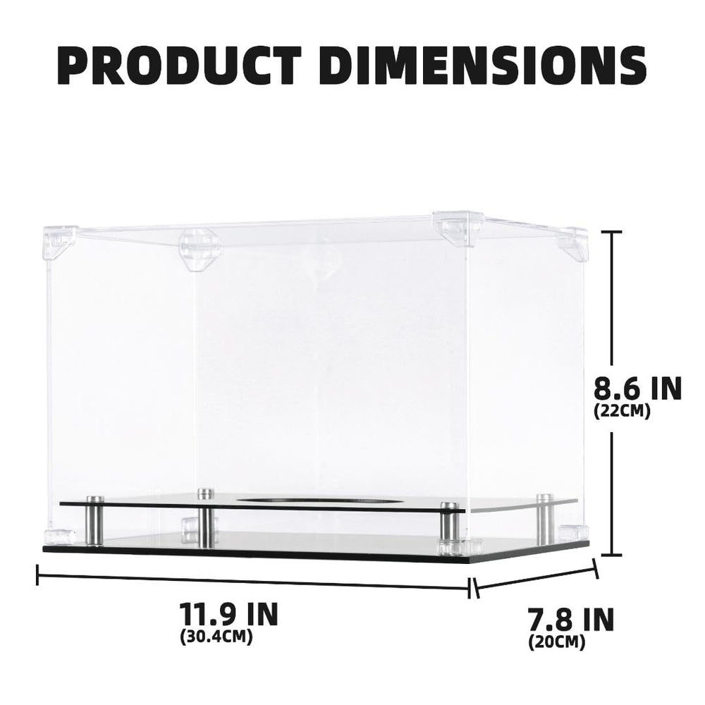 DisplayGifts label and dimensions image showing size clarity and convenience