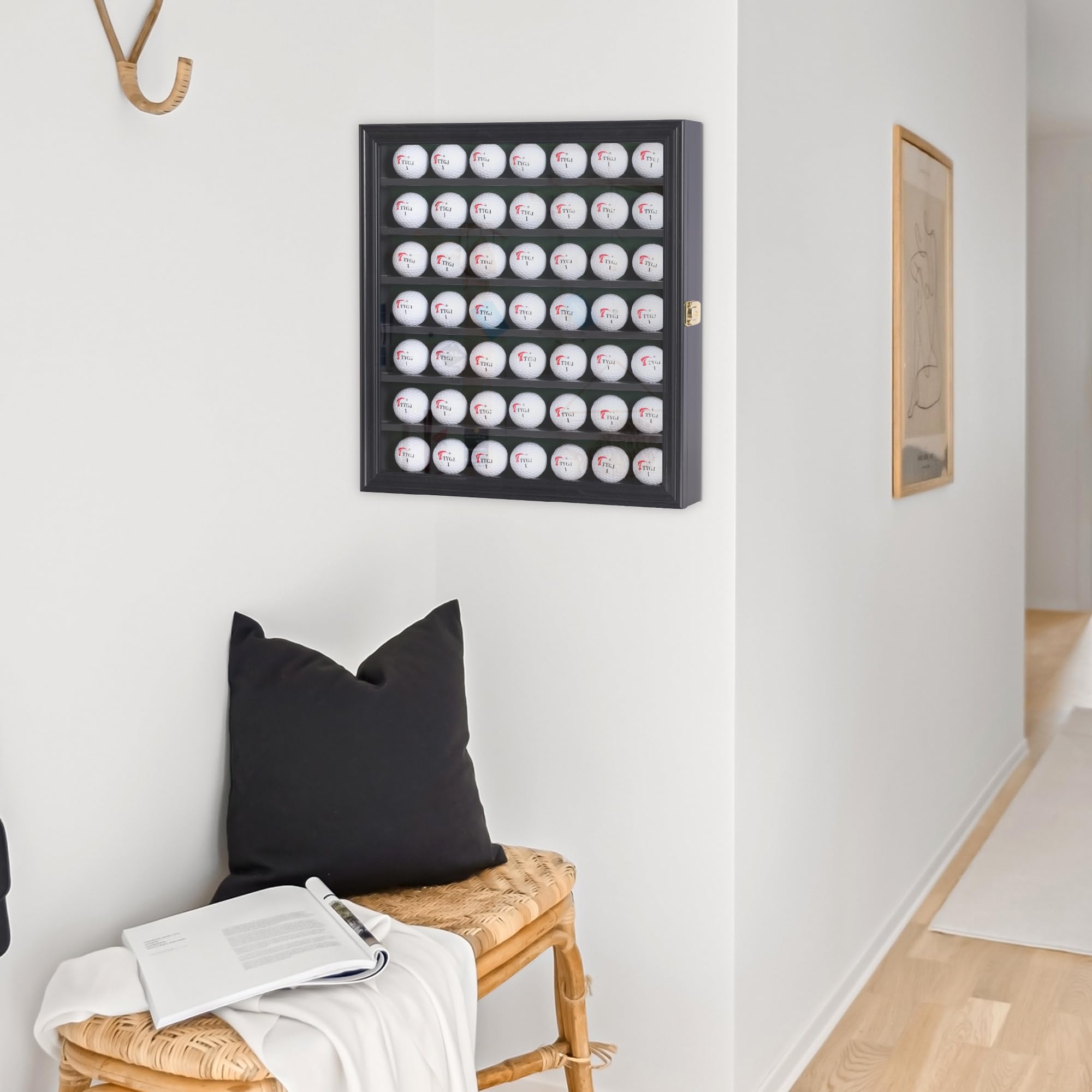 DisplayGifts lifestyle office wall showing display as a tasteful décor focal point
