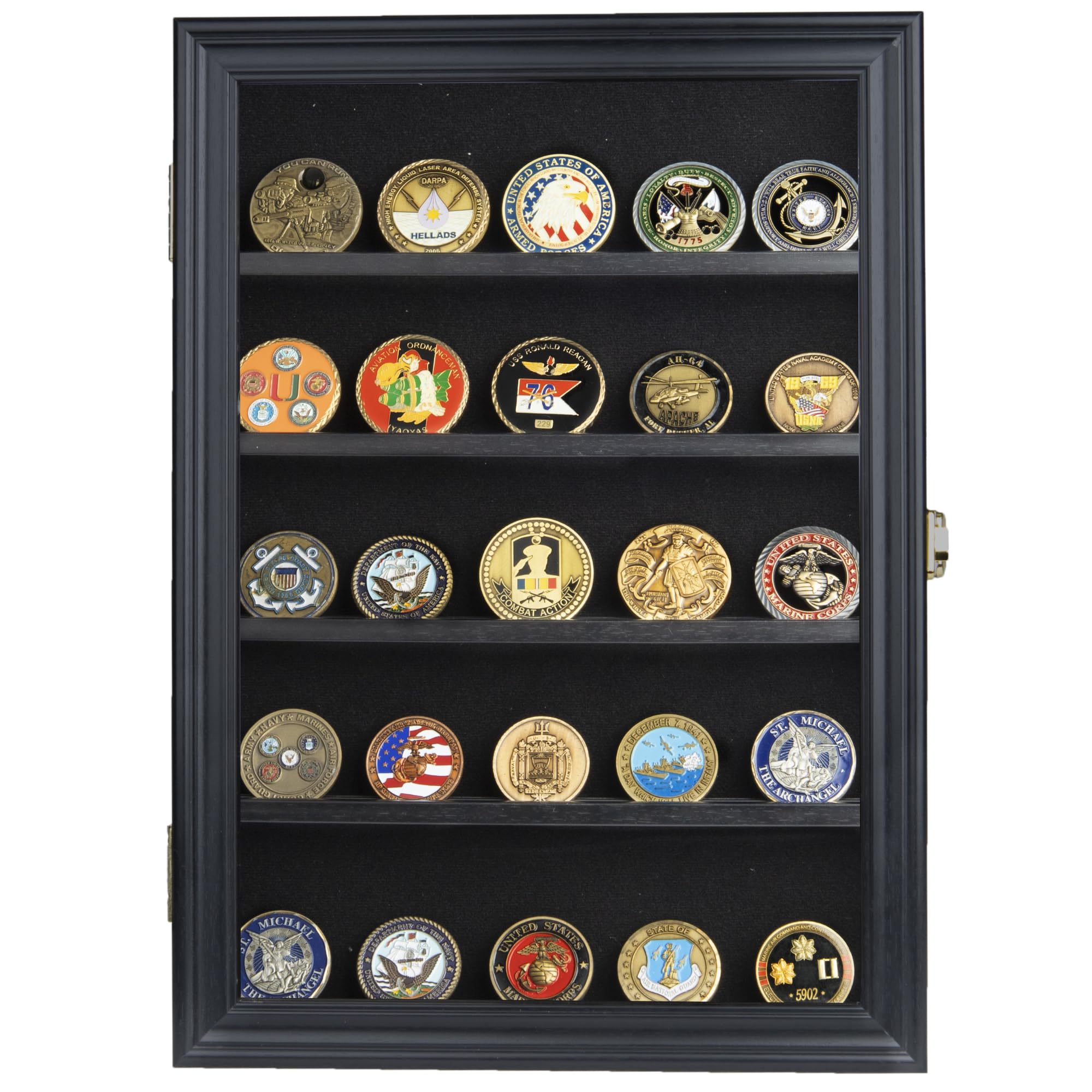 DisplayGifts lifestyle shot of shadow box hung on wall showcasing gallery presentation