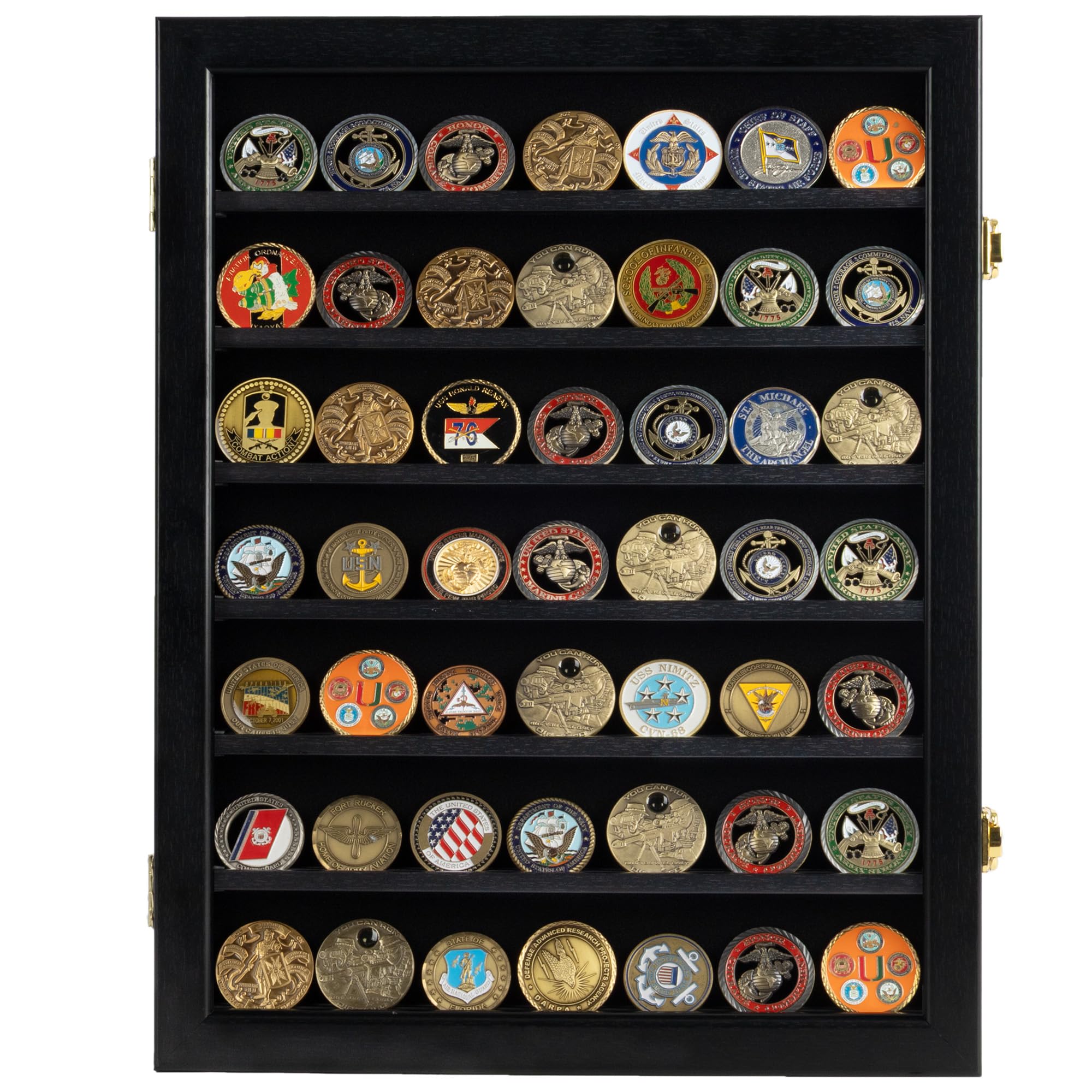DisplayGifts removed shelf showing larger coin accommodation up to 4.25 inch
