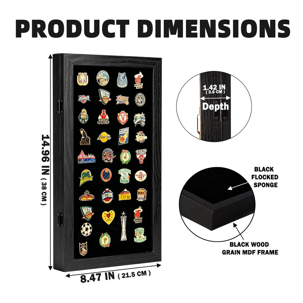DisplayGifts side open acrylic door demonstrating easy access and secure closure
