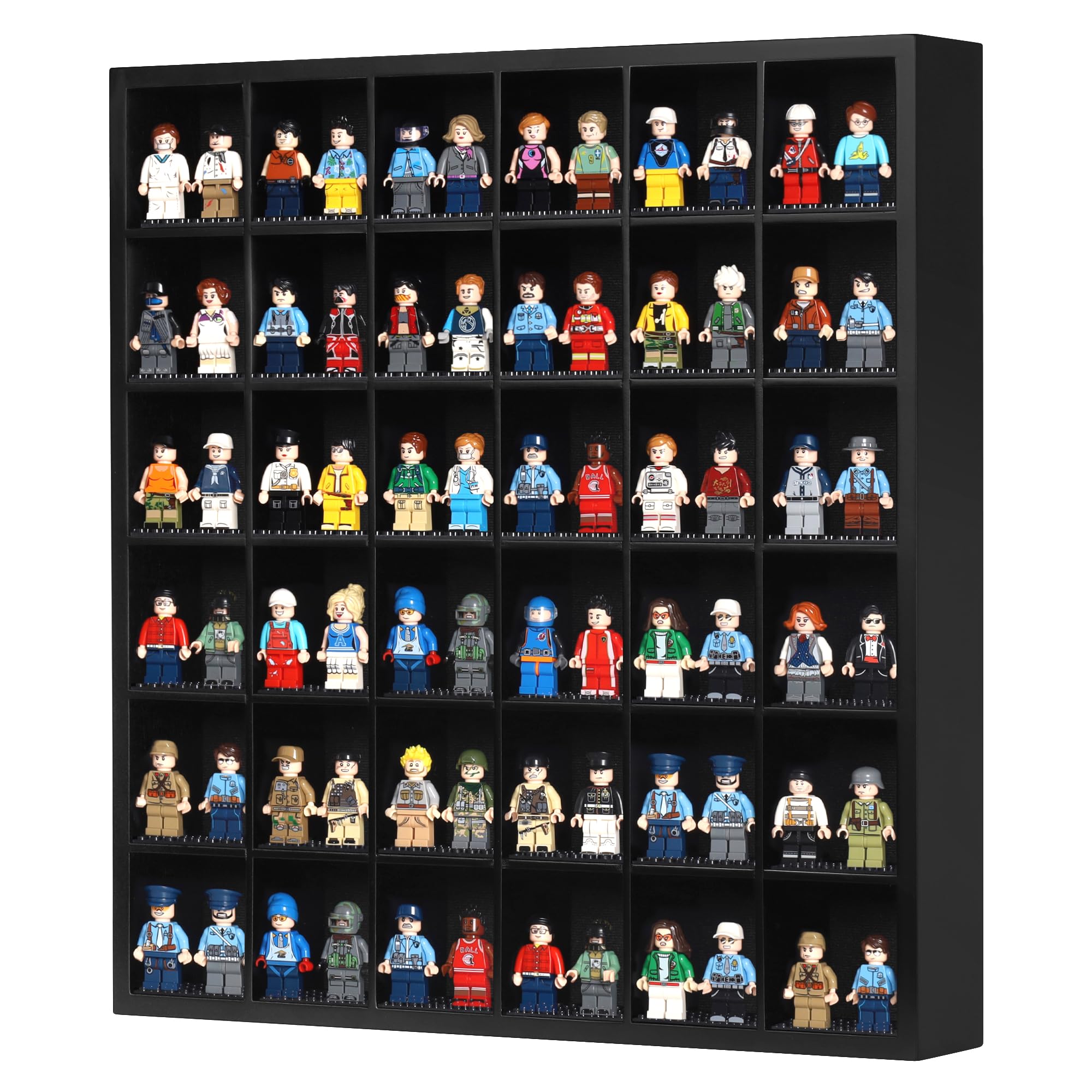 DisplayGifts side profile illustrating shallow 2.5-inch depth to save wall space